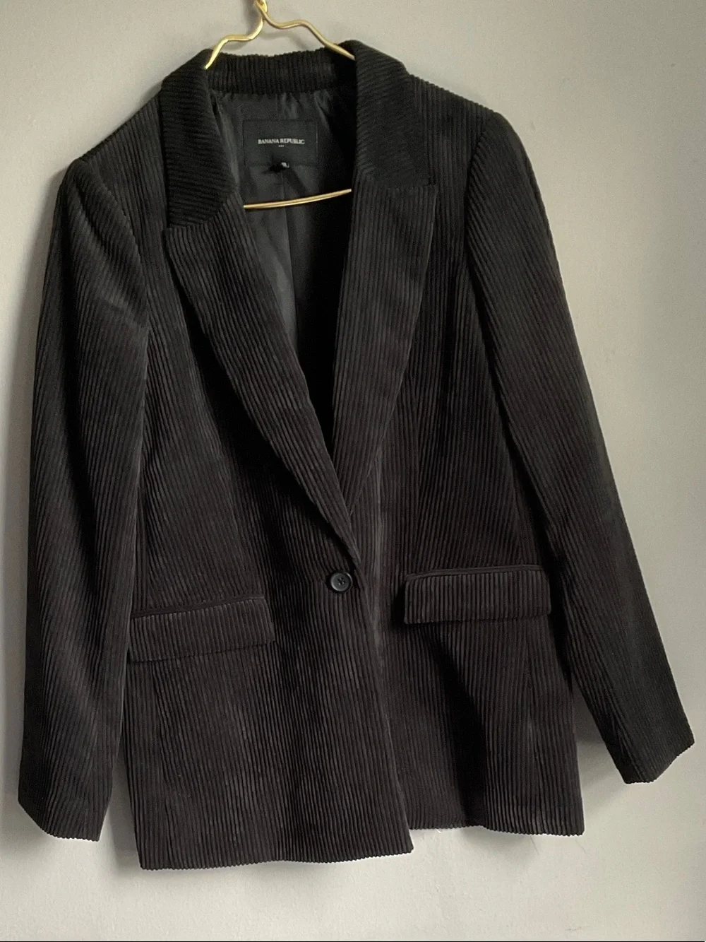 Banana Republic black corduroy